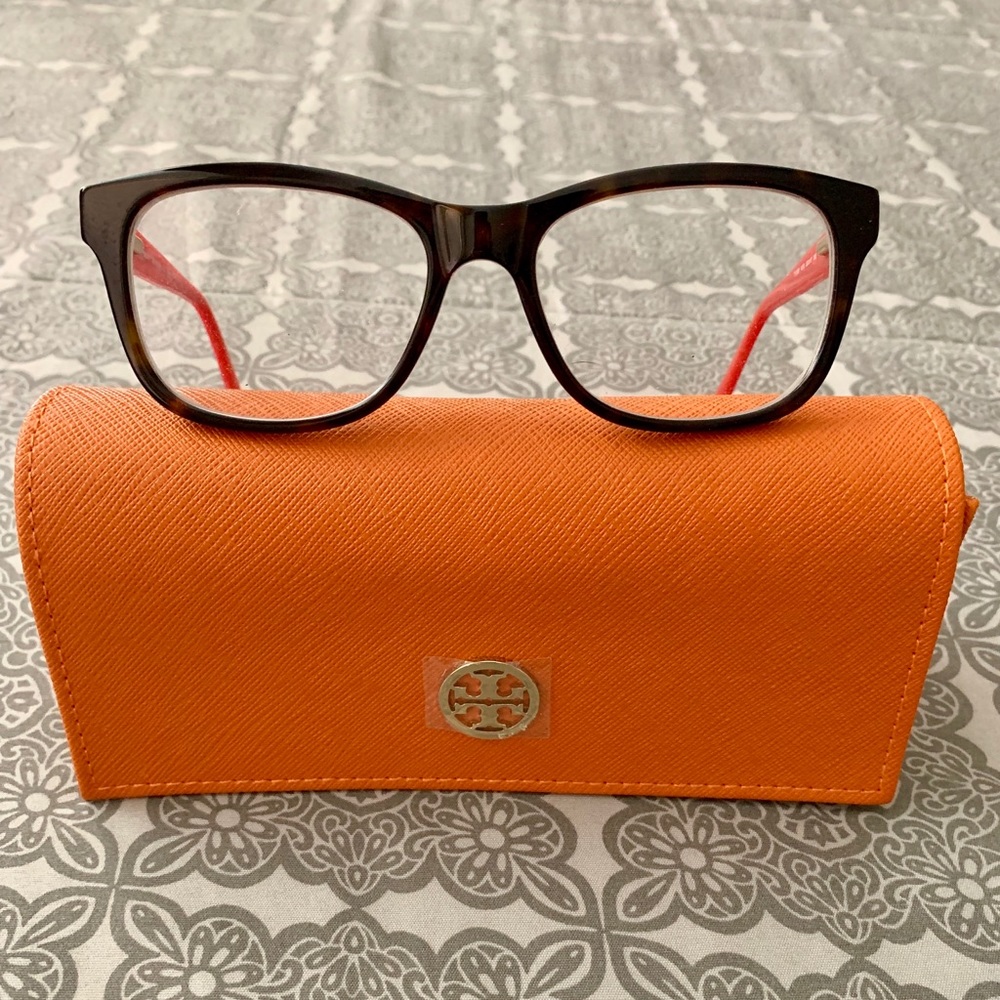 Tortoise & Coral Tory Burch Glasses Frames🖤